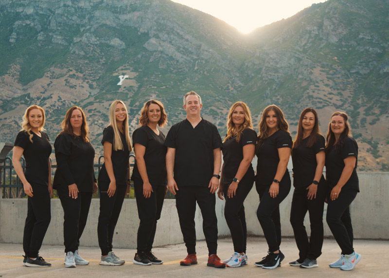 dentist provo Jeppson Dental team providing friendly and professional dental care in a modern, comfortable environment in Provo, UT.